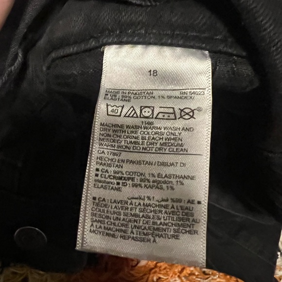 Black Straight Leg Overalls - Picture 4 of 5